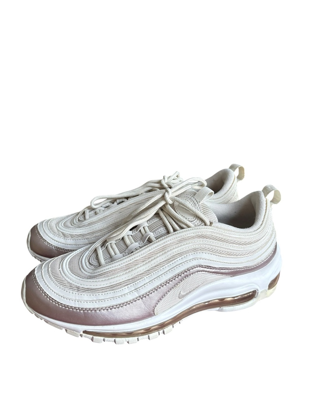 Nike Air Max 97 Phantom Metallic rose gold-Bronze/cream size 6.5Y.